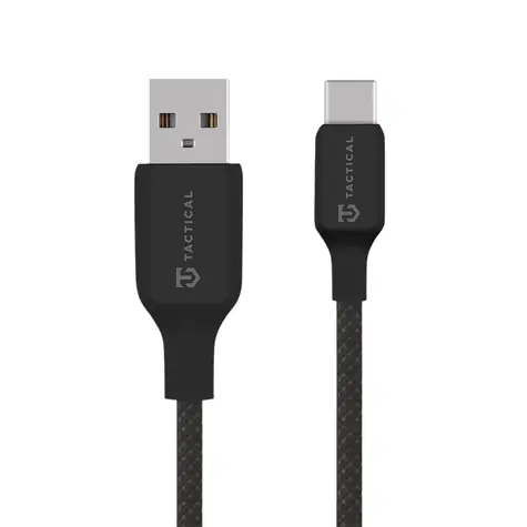 Cable nici Tactical Stitch USB-A/USB-C 2m czarny