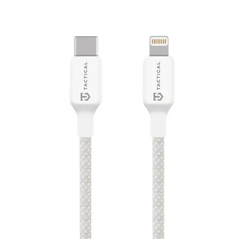 Cable nici Tactical USB-C/Lightning 2m biały