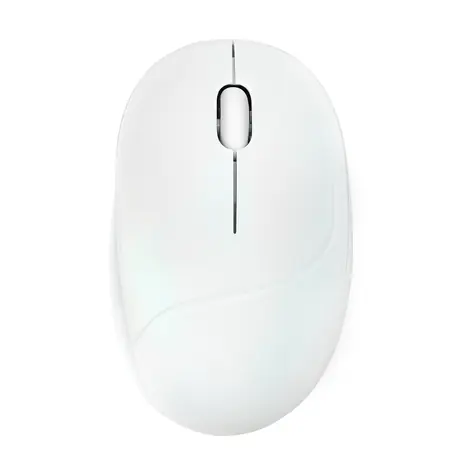 Asus MD101 biała / bezprzewodowa mysz optyczna / 1200-2400 DPI / 3 przyciski / BT + USB / 2,4 GHz 