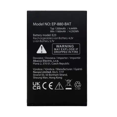 Oryginalna bateria Evolveo do EasyPhone LT EP-880 / 1200 mAh