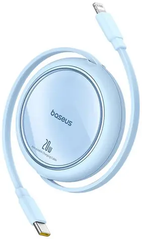 Baseus P10364501311-00 Free2Pull 1m niebieski / USB-C (M) - Lightning (M) / 20W