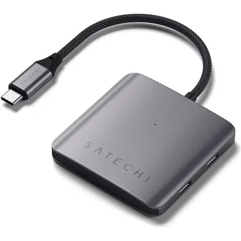 Hub USB-C Satechi szary / 4X USB-C / PD 100 W