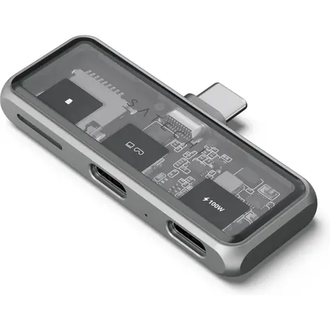 Hub Satechi Mobile XR USB-C szary / 2x USB-C / microSD / PD 100W