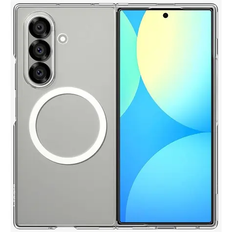 Etui ochronne Spigen Air Skin MagSafe do Samsung Galaxy Z Fold7, przezroczyste, białe