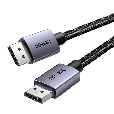 Kabel Ugreen DP120 DisplayPort 1.4 2m czarny 