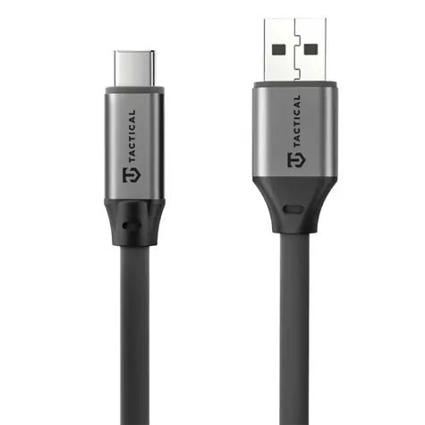 Cable Tactical Fat Man 2.0 USB-A/USB-C 1m szary