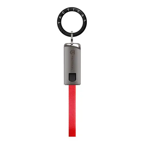 Tactical Cable pętlowy OODA USB-C/USB-C czerwony
