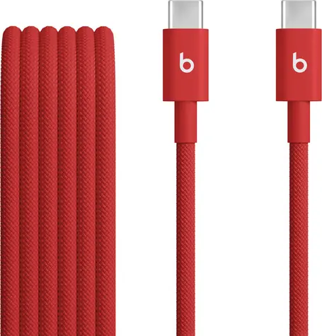 Kabel Beats USB-C (M) - USB-C (M) 1,5 m czerwony / pleciony / 60 W