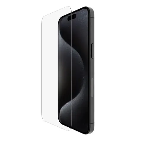 Szkło ochronne Belkin SCREENFORCE UltraGlass2 Anti-Microbial do Apple iPhone 15 Pro Max
