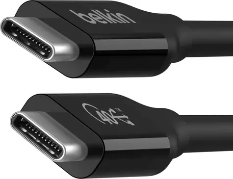 Kabel Belkin USB4 czarny / USB-C / 100W / 0,8m