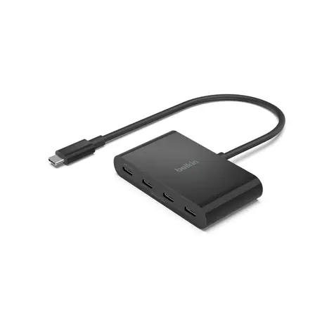 Belkin Connect USB-C Hub czarny / 4X USB-C / 100W / PD