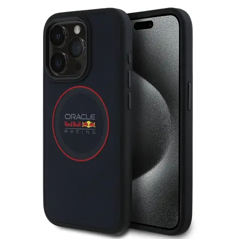 Red Bull PC/TPU Red Ring MagSafe tylna osłona do iPhone 15 Pro Max w kolorze granatowym