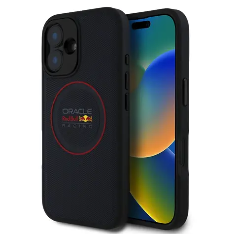 Red Bull PC/TPU Red Ring MagSafe tylna osłona do iPhone'a 16 w kolorze granatowym