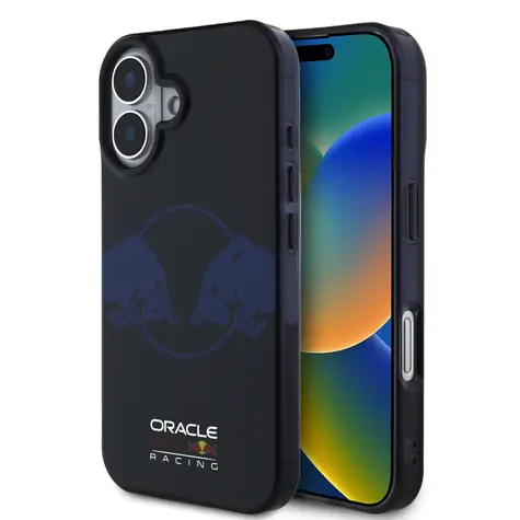 Tylna obudowa Red Bull PC/TPU Two Bulls Magsafe do iPhone'a 16 w kolorze granatowym