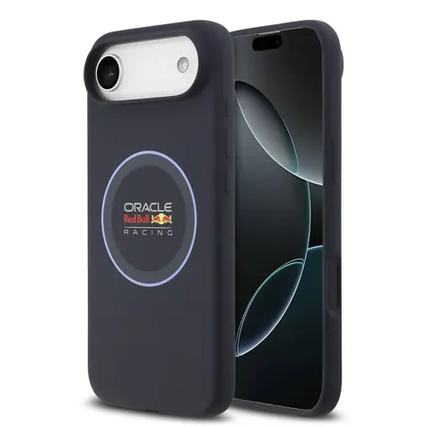 Silikonowa osłona tylna MagSafe Red Bull Blue Ring do iPhone'a Air Navy
