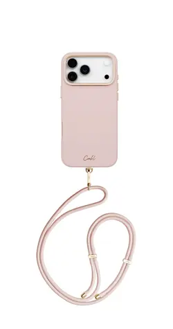 Etui ochronne UNIQ COEHL Mirelle do iPhone'a 17 Pro Max, Shell pink