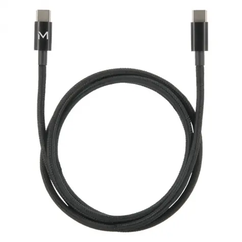 Mobilis 001388 Cable USB-C 100W 2m black / 2x USB-C (M)