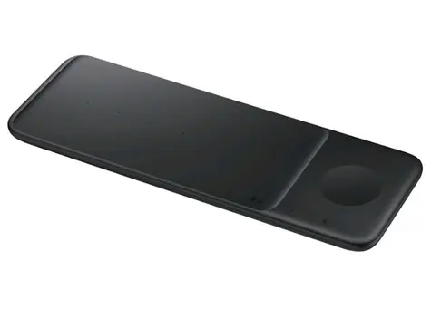 Bez opakowania - Samsung Wireless Charger Trio czarna / Indukcyjna stacja ładująca do ładowania maksymalnie trzech kompatybilnych urządzeń / bez pudełka