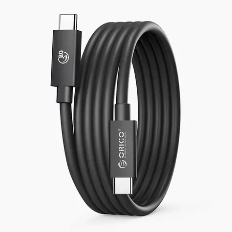 Orico TBZ5-15-BK Kabel Thunderbolt5 USB-C do USB-C czarny 1,5 m