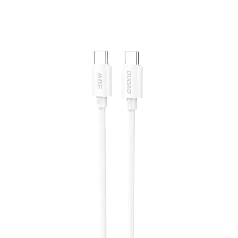 Kabel danych Dudao L4C / USB-C / 30 W / 1,2 m / biały