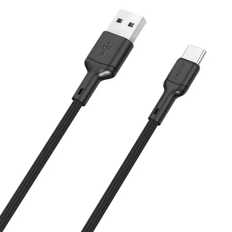 Kabel danych Dudao L9T / USB-A / USB-C / 5A / 1 m / czarny