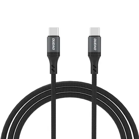 Kabel danych Dudao L3CC / USB-C / USB-C / 60W / 2 m / czarny
