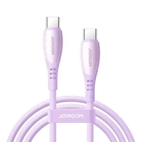 Joyroom S-A59 Kabel ładujący Vibrant Series USB-C (M) - USB-C (M) 60 W 1,2 m fioletowy