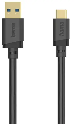 HAMA 202004 Kabel USB-A (M) - USB-C (M) 0,25 m czarny
