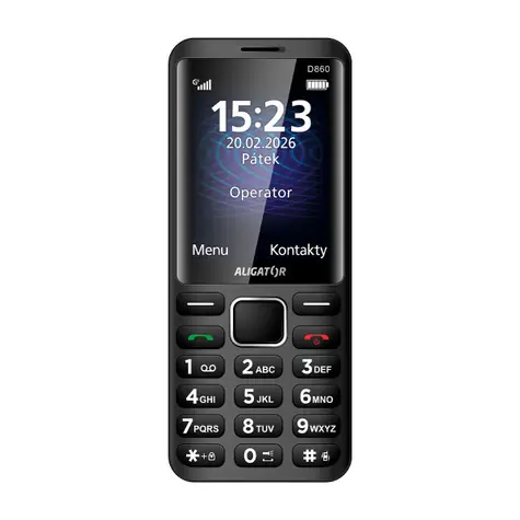 Aligator D860 Dual sim / czarny