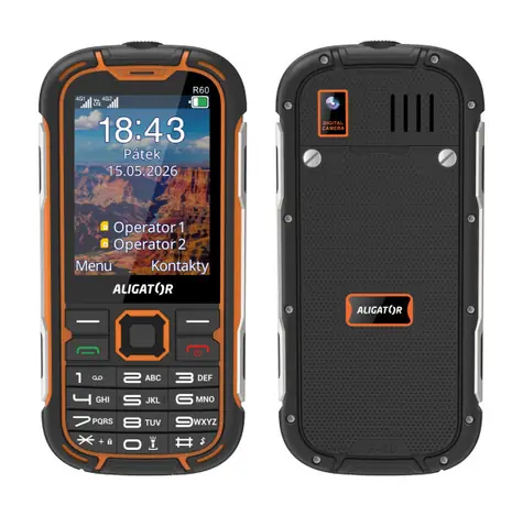 Aligator R60 4G eXtremo czarno-pomarańczowy