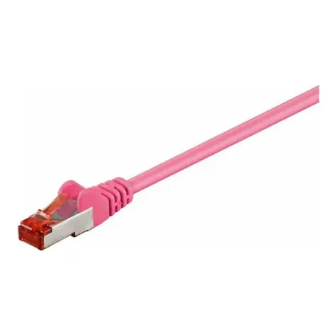 MicroConnect CAT6 S/FTP 10m różowy / LSZH
