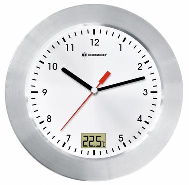 Bresser MyTime Bath biały / Zegar sterowany radiem