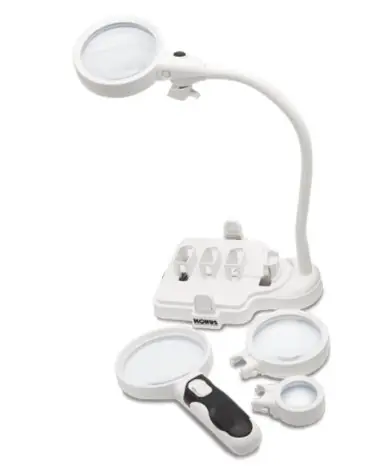 Konus Flexo-M / Lupa stołowa / 2x/5x/16x/ LED