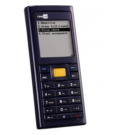 CipherLab CPT-8200L Terminal przenośny / laser 1D / 4MB SRAM / 8MB Flash / bez podstawki 