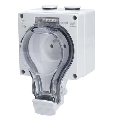 Solight 5B350 / wodoszczelne i pyłoszczelne gniazdo / IP66