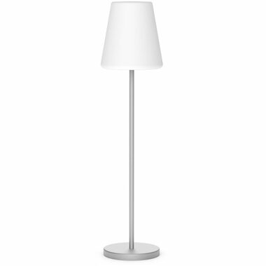 Bazar - New Garden Lola Slim 120 szara / Lampa podłogowa solarna / LED / 4,5W / 600 lm / Li ION / IP65 / bazar