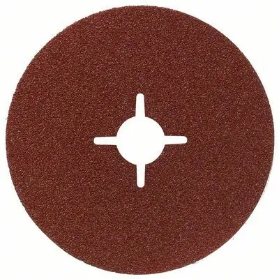 BOSCH Expert R444 2608605477 / Tarcza fibrowa do metalu / Ziarnistość K80 / 125 mm