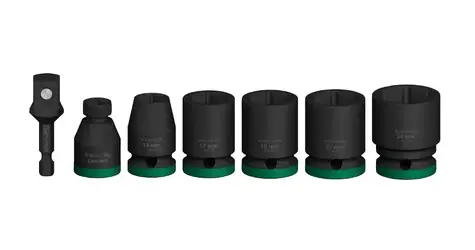 BOSCH 2608003032 / 7-częściowy zestaw kluczy nasadowych PRO Impact