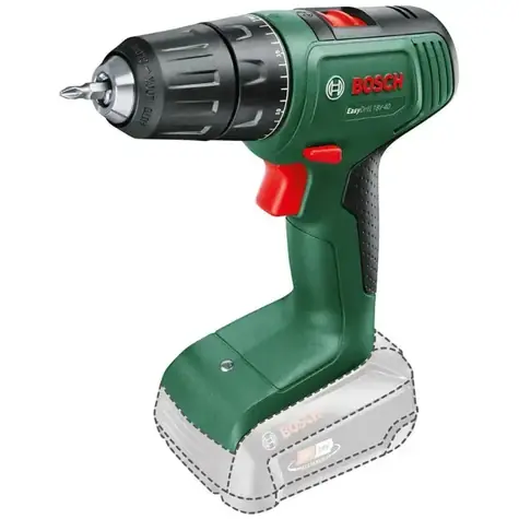 BOSCH EasyDrill 18V-40 / Wiertarko-wkrętarka akumulatorowa / 18 V / 1630 obr./min / Bez akumulatora
