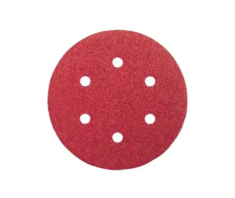BOSCH 2608605721 / Papier ścierny do drewna / P180 / Średnica 150 mm / 5 szt.