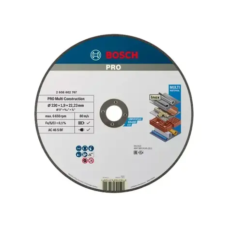 BOSCH 2608602767 / Tarcza tnąca do materiałów budowlanych / 230x22,23 mm