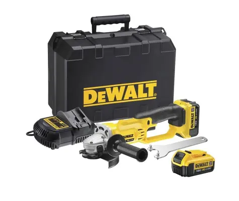DeWalt DCG412M2 / Szlifierka kątowa akumulatorowa / 125 mm / 18 V XR Li- ION / 2 x 4,0 Ah