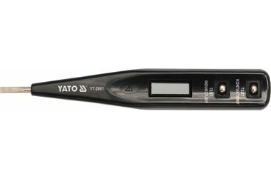 YATO Tester napięcia cyfrowy / napięcie AC (V) 12 - 250 / Częstotliwość (Hz) 50 - 500
