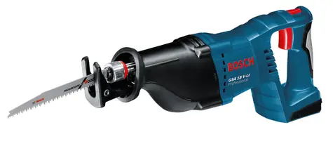 BOSCH GSA 18V-LI / pilarka akumulatorowa / 18V / Skok 28 mm / do 2700 uderzeń na minutę / bez akumulatora i ładowarki 