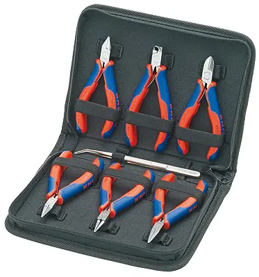 Knipex 002016 Zestaw ze szczypcami dla elektroników / 7 szt
