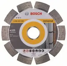 BOSCH Expert for Universal 2608602565 / Tarcza diamentowa / 125x22,23 mm / Szerokość cięcia 2,2 mm / 12 mm