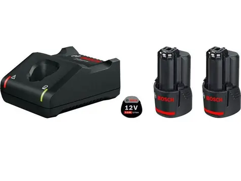 BOSCH 1600A019RD / Zestaw startowy / 2 x GBA 12V 3.0Ah + GAL 12V-40 Professional