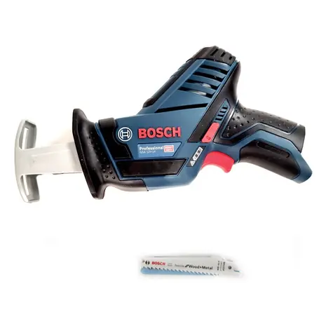BOSCH GSA 12V-14 Professional / Akumulatorowa piła szablasta / 12 V / Skok 14,5 mm / Głębokość cięcia 65 mm / Bez akumulatora