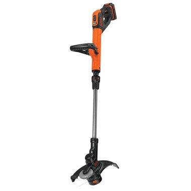 Black&Decker STC1820PC / Kosiarka akumulatorowa sznurkowa / 18V / 2.0Ah / szerokość cięcia 28 cm / sznurek 1,6 mm x 9 m