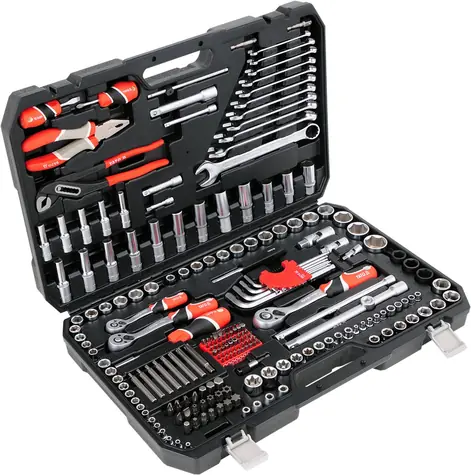 YATO Gola zestaw 1|2" i 3|8" i 1|4" 225 szt